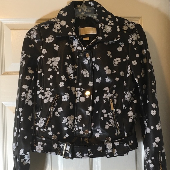 SOLD on Merc! Michael Kors Faux Leather Jacket NWT - Picture 7 of 8